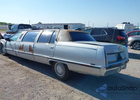 1995 Cadillac Fleetwood Brougham from USA, damaged, VIN 1G6DW52P7SR708299